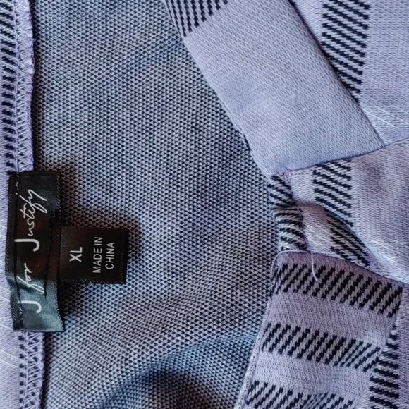 J For Justify Crop Top Short Plaid Size XL -105 - Picture 2 of 8